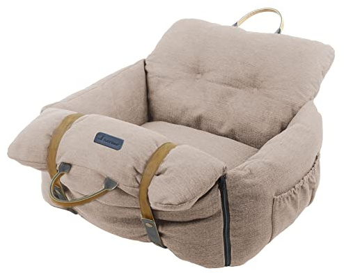 TUONKEE Seggiolino Auto Cane Trasportino Auto Borsa per Cani, Coprisedile per Proteggere Sedile di Automobile per Animali Domestici, 2 in 1 Cuccia da Viaggio, Accessori Cane, Trasportino per Cani