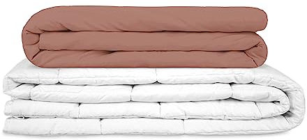 TherapieDecken - Basic Gravity Gewichtsdecke für Erwachsene Weighted Blanket Schwere Decke Für besseren Schlaf, Rosewood, Größe: 150x220 cm 6 kg