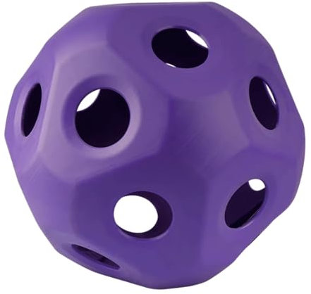 QYMLSH Heuball für Pferde, Heu-Futterball Mehrzweck-Kunststoff-Fütterungstraining Futterspiel Gras-Futterspender für Stressabbau (Color : Purple)