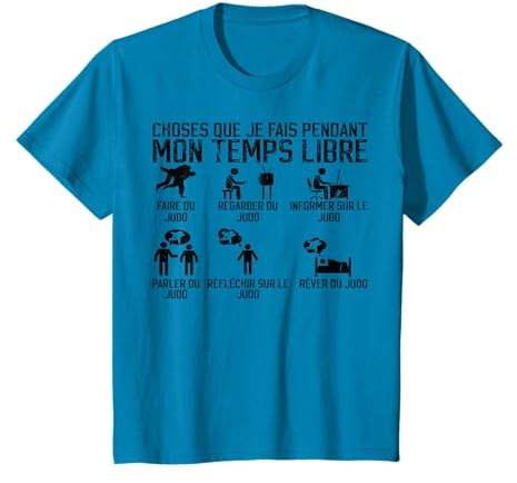 Drôle Judoka Faire Du Judo Regarder Du Judo Art Martial T-Shirt