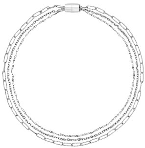 Breil Juwel Sammlung MAGNETICA SYSTEM, HALSKETTEN aus DAMEN in SILBER UND EDELSTAHL Farbe SILBER messen MITTEL - TJ3868