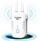 QLOCOM 2025 Nuova Ripetitore WiFi Potente Per Casa 1200Mbps, Extender Dual Band 5GHz & 2.4GHz e WPS Funzione, Amplificatore Segnale WiFi Compatibile con Modem Router