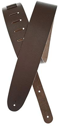 Planet Waves D'Addario Classic Leather Adjustable Guitar Strap, Basic Brown