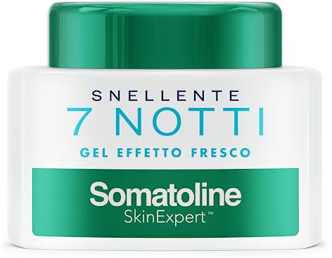 Somatoline SkinExpert, 7 Notti Gel Effetto Fresco, Trattamento Corpo Anticellulite, Ultra Intensivo, con Sale Integrale, 250ml