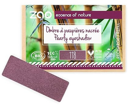 Zao Ombretto Refill rettangolo 118 Donna Prugna