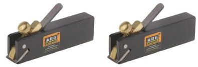 2 Set Wooden Shoulder Plane HSS Bullnose Chisel Plane for Woodworking Craft DIY