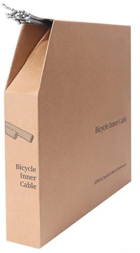 Cable de cambio de bicicleta de montaña y cable de freno interior de acero inoxidable para una mayor resistencia y resistencia a la tensión (palanca de cambios de 2,1 m)