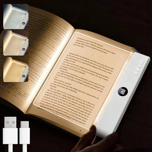 LED HD Pannello Luce da Lettura, Lampada Lettura Libro Occhi Protetti