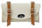 SATTELTASCHE Leder FAHRRADTASCHE WERKZEUGTASCHE MONTEGRAPPA Bicolor Crema (hell braun) - Made in Italy