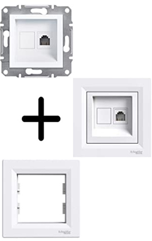 Schneider Electric Eph4100121 prise téléphonique RJ11, Blanc