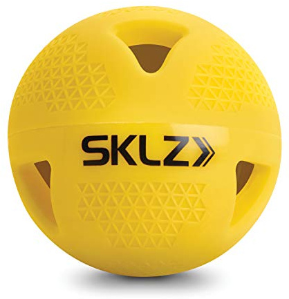 SKLZ Premium Impact Limited-Flight Training Baseballs, 6-Pack, Yellow