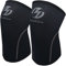 Nisrok Kniebandagen (1 Paar), 7 mm Neopren-Kompressions-Kniebandage, großartige Unterstützung für Cross-Training, Gewichtheben, Powerlifting, Kniebeugen, Basketball und mehr (schwarz, XL)