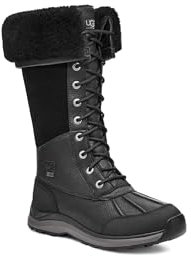 UGG Adirondack Boot Tall III, Stivali da Neve Donna, Nero/Nero, 36 EU