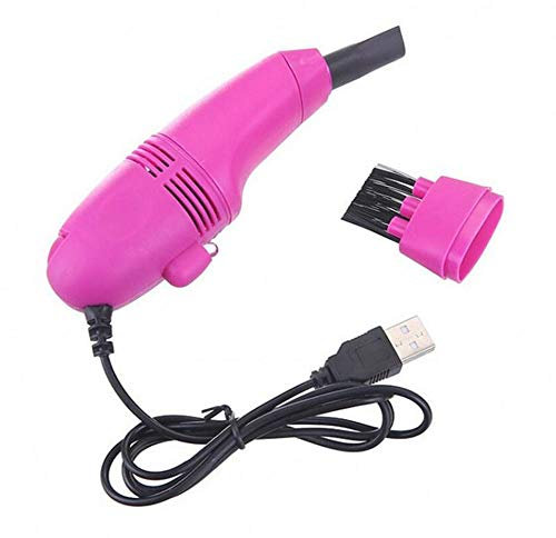 1 PCS Mini Ordinateur Aspirateur USB Clavier Brosse Aspirateur Kit D’Ordinateur Outil pour Enlever Dust Brush USB Keyboard Cleaner (Pourpre)