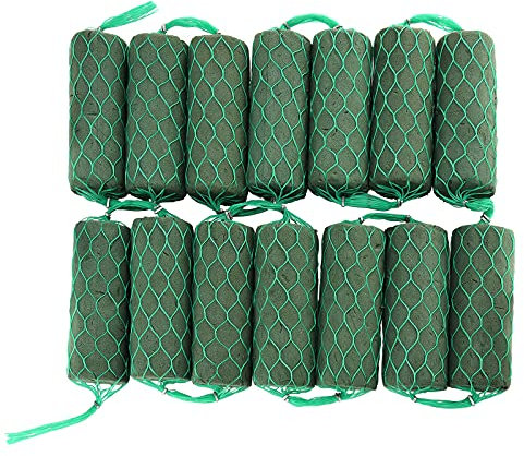 14 Ghirlande Floreali in Schiuma Bagnata per Fiori, Fango Floreale in Schiuma per Fiori Artificiali, Schiuma Floreale Bagnata e Asciutta, Striscia in Schiuma Secca Artigianale Floreale,(1 Set)