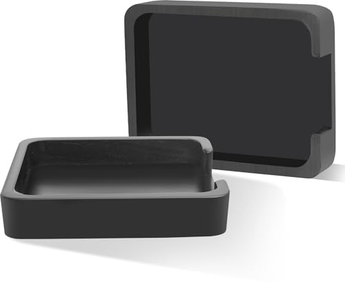 2 soportes para notas de 10 x 15 cm, de madera, color negro, organizador de notas para escritorio, bandeja de papel, índice, tarjeta, notas para oficina y escuela
