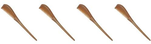 POPETPOP 4St Horn Hår Kam Resehår Bred Tand Kam Män Hårstyling Accessoarer Huvudmassage Borste Hår Ätpinnar För Kvinnor Hårtillbehör För Tjejer Oxhorn Skägg Kam Vintage Horn