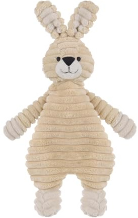 Apricot Lamb Crema Cord Coniglio, morbida coperta di sicurezza per neonati, asciugamano rassicurante per bambini, ragazzi e ragazze, 30 cm