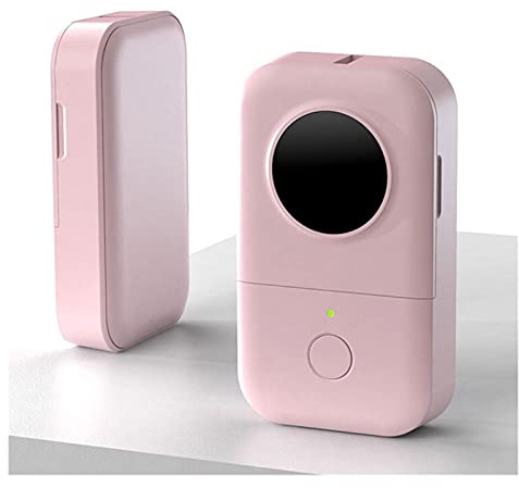 fotoprinter， Mini-etikettskrivare Skrivare D30 Etikettskrivare for klistermärken Miniskrivare Smycken Livsmedel 15 mm Liten etikettutskrift Kontorsmaterial(Pink Printer)