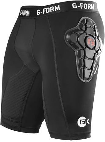 G-Form Pantaloncini da Portiere - Pantaloncini Imbottiti con Base Compressivo - Abbigliamento Protettivo per Il Calcio e Gli Sport ad Alto Impatto - Traspirante e Lavabile in Lavatrice - Grande