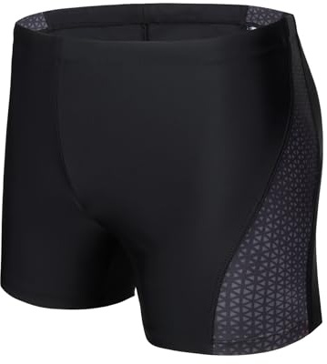 AMZSPORT Badbyxor herr korta simbyxor tajta vattensport badshorts