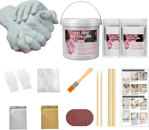Lovilion Handabdruck Set für Paare – Gipsabdruck Hände | LOVEFORMIT