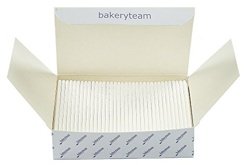bakeryteam Cake Pop Sticks 350 Stück 10 cm lang weiß