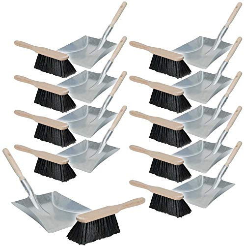 BRB 10x Handfeger und Kehrschaufel-Set