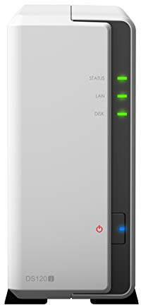Soluzione NAS Synology DS120j 2 TB 1 bay | Installata con unità Western Digital Red da 2 TB
