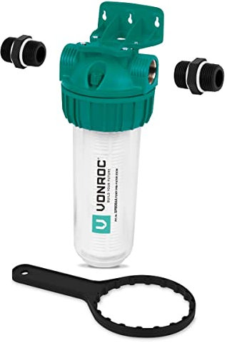 VONROC Vorfilter für Pumpen und Hydrophorpumpen - 25cm - Max. 4300l/h - Universal Nachfilter