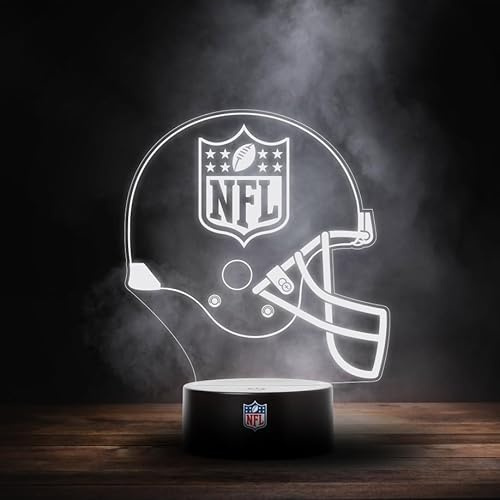 Great Branding NFL Shield LED Lampe Licht Logo Helm, Wechselmodus mit 6 unterschiedlichen Farben