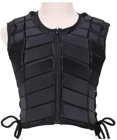 AMZBNEIDI Ecuestres chaqueta protectora chaleco， Chaleco ecuestre for montar a caballo. Conduzca con estilo. Chaleco de seguridad for montar a caballo de tela seguro y confiable. Fácil de usar.(L)