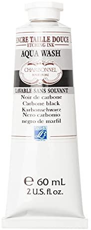 Lefranc & Bourgeois Aqua Wash Tinta para Grabado, Negro (Karbonschwarz), 60 ml