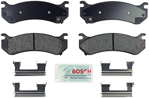 BOSCH BE785H Blue Ceramic Disc Brake Pad Set With Hardware - Compatible With Select Cadillac Escalade; Chevrolet Avalanche, Express, Silverado, Suburban, Tahoe; GMC Savana, Sierra, Yukon, XL + More