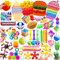 Paochocky Fidget Toys Set-59PCS Anti Stress Toys, Angst Relief Finger Toys, Stress-Angst Relief Spielzeug für Kinder und Erwachsene, Anti Stress Spielzeug Set für Kinder Geburtstagsfeier