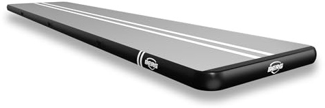 BERG AirTrack Home 500 Turnmatte, Mit Elektrischer Luftpumpe und Tasche, Yogamatte, Tumbling matte, 500x100x10 cm