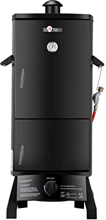 Gasgrill PORTLAND von El Fuego® | inkl. Gasschlauch und Druckminderer | inkl. Wasserschale & Smokebox | Räuchergrill | Smoker | AY 317