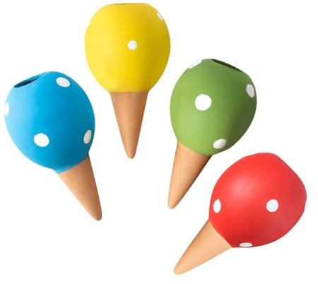 Sollee Bolas De Riego Para Plantas - Esferas De Terracota De Autoriego Para Macetas,Automático De Liberación Lenta Para Cuidado De Plantas En Interior Y Exterior