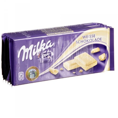Milka Weisse Schokolade 5x100g