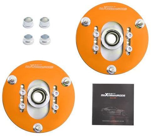 maXpeedingrods 2 Stück Domlager Federbeinlager einstellbar für BMW E46 3er 330i,325i,328i,318d,320d