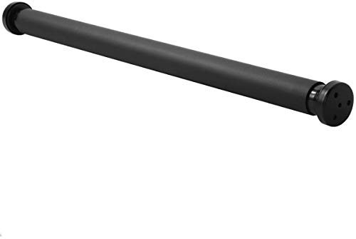 GORILLA SPORTS® Klimmzugstange - für Türrahmen, Ohne Schrauben, 63-93 cm Verstellbare, aus Stahl, mit Eva Schaumstoffgriffen, Schwarz - Pull Up Bar, Türreck, Reckstange, für Zuhause, Fitness, Gym