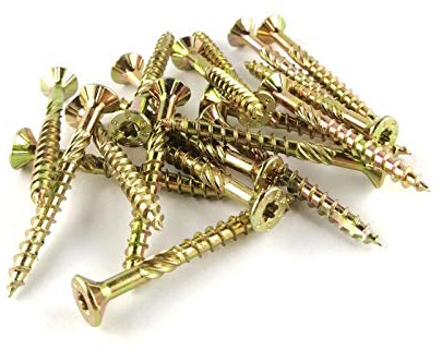 20 x terrassskruvar för trä Torx TX stål härdat 8 x 160/TX40