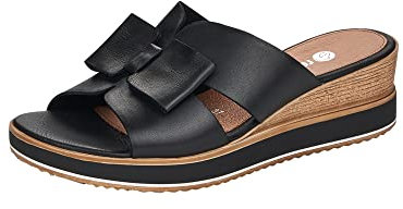 Remonte Damen D6456 Keilsandale, schwarz / 00, 44 EU