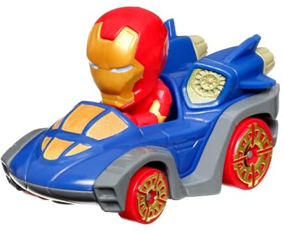 Hot Wheels RacerVerse Die-Cast - Marvel Iron Man Toy Race Car