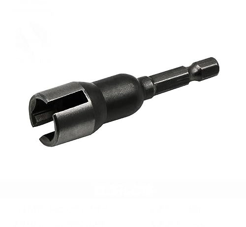 Herramienta de llave de vaso de tuerca de ala para tuercas de mariposa, vástago hexagonal de 1/4 pulgadas para tuercas de panel, tornillos T R8d8 ojo eléctrico