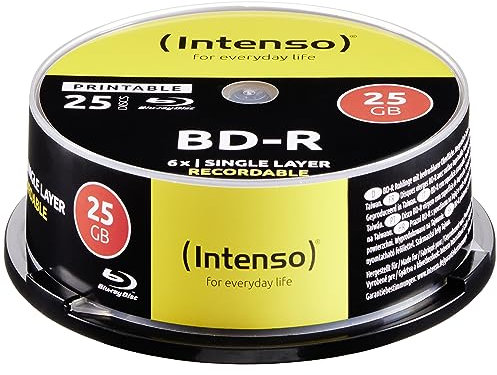 Blu-Ray, 25GB bedruckbar – 25er Spindel