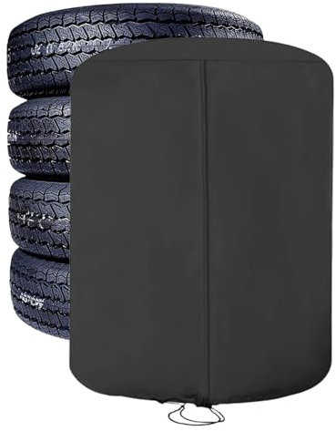 Copertura per Pneumatici, 85x120cm Universale Copertura per 4 Pneumatici, Impermeabile Borsa per Pneumatici, Universale Copertura per Ruota, custodia protettiva impermeabile per pneumatici universale