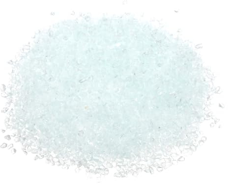 PATIKIL Gravilla De Vidrio Decorativa 450g/1lb 3-6mm, Piedras Brillantes Irregulares Abalorios Fragmentos Vidrio Roto Triturado para Manualidades Relleno De Florero Pecera Acuario Verde