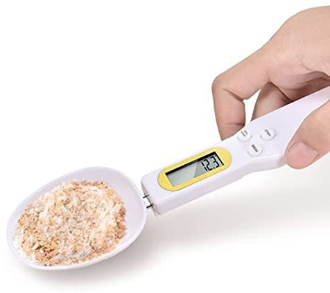 Mini bilancia digitale precisa, misurino staccabile, doppia unità, bilancia per alimenti, strumento di misurazione multiuso per la domestica