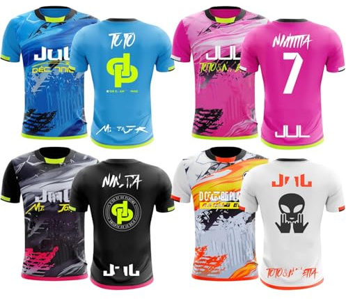 T Shirt JUL Homme Femme Maillot Sport Respirant Tee Shirt Confortable pour Fans T Hommes Femmes Maillot de Enfant Cadeaux des Garçon Enfant Cadeaux des Fans